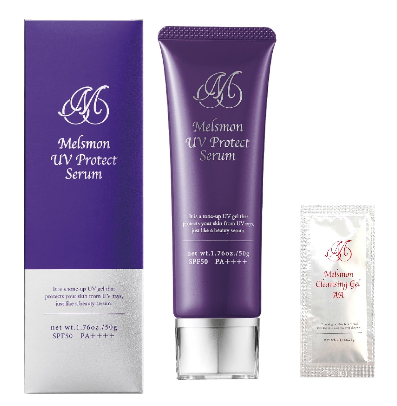 Melsmon UV Protect Serum 50g サンプル セット Amazon.co.jp: メルスモン UVプロテクトセラム SPF50 PA++++ 50g